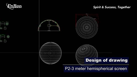 Enbon successfully completed the shipment of hemispherical LED display