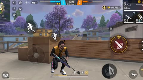 Free fire max playing very hard level 🎚️