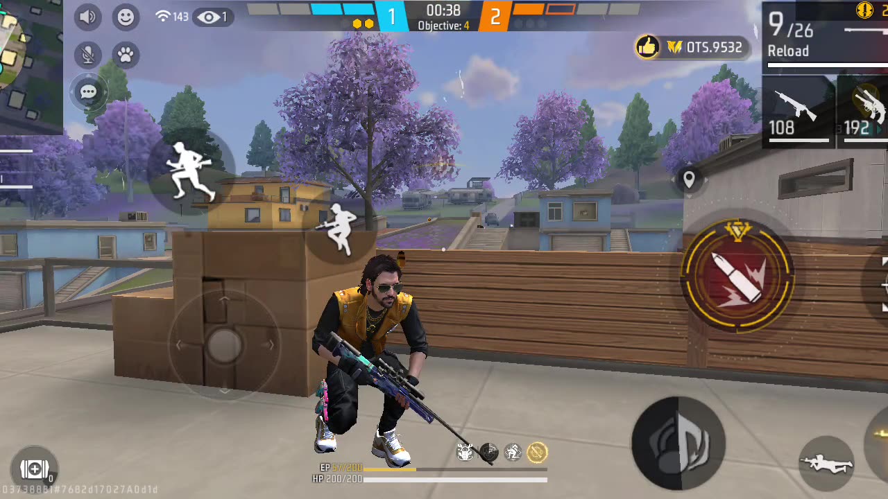 Free fire max playing very hard level 🎚️