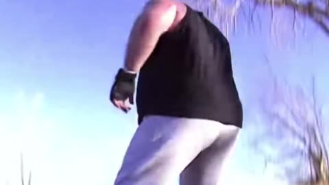 Vader on a trampoline