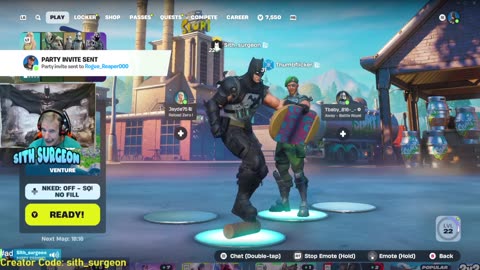 Sith_surgeon - Family Friendly Fortnite Live Stream