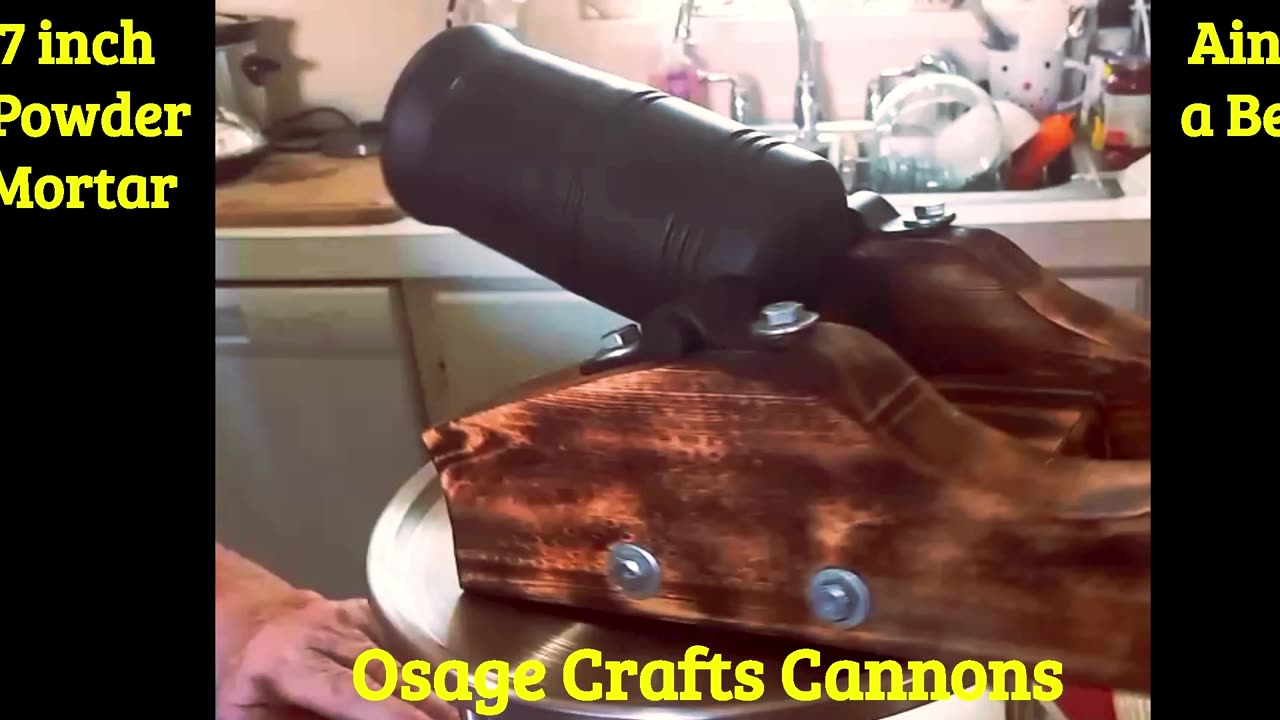 My shiny new golf ball cannon!