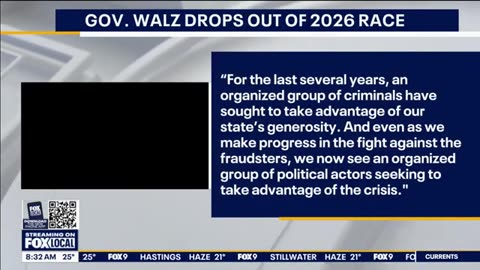 Tim Walz Suspends Re-Election Campaign Amid Controversy