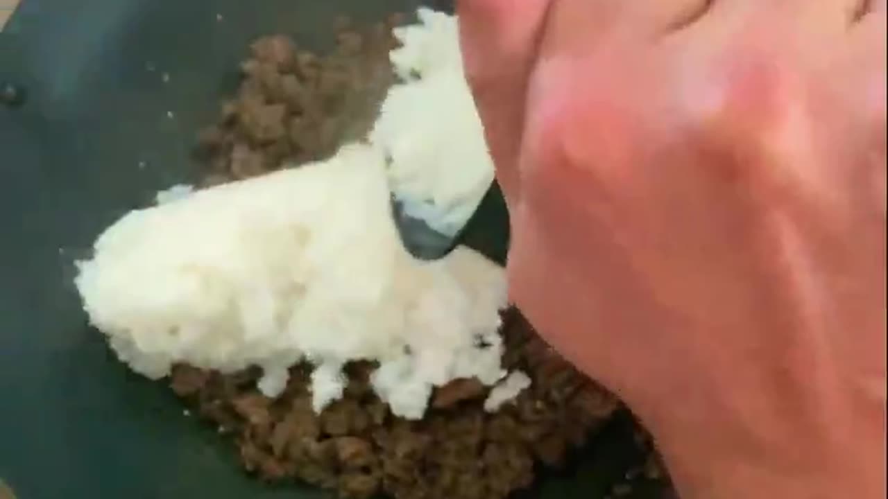 #Organic #Beef #Mince #with #Rice & #Kimchi