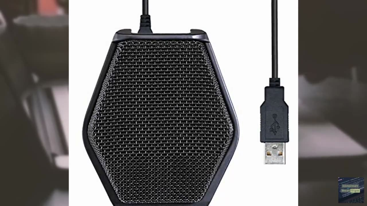 Movo MC1000 Conference USB Microphone for Computer Desktop and Laptop with 180°
