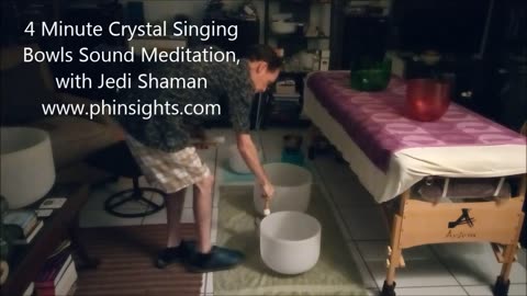 Crystal Singing Bowls Meditation, July 5, 2019 - Jedi Shaman