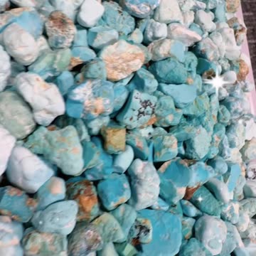 20250729-2 Natural Original Turquoise Rough Hide Earth's Secrets