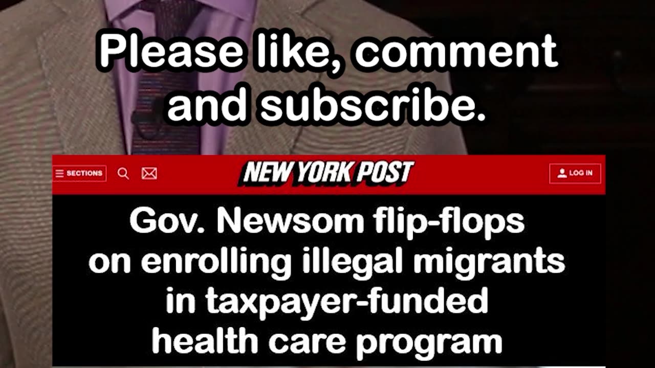 Gavin Newsom Flip-Flops on Free Health Care for Illegal Migrants