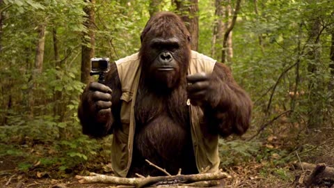 Bigfoot tries to start a fire vlog