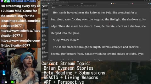 Brian Evenson Stories! Beta Reading + REACTS + Commentary + Writing: Living Weapons | Drawing: Perspective | New Story: Natural Exclussion