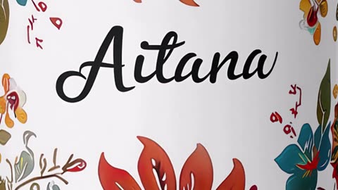 ¿Tu nombre en una taza tan linda? ¡Mira esta joya floral! #tazaúnica #regalopersonalizado