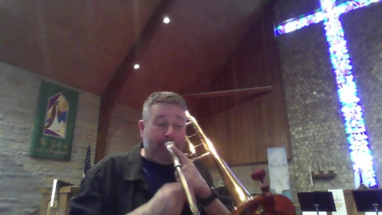 Trombone Method Rubank elementary Lesson 13 Numbers 1 - 6