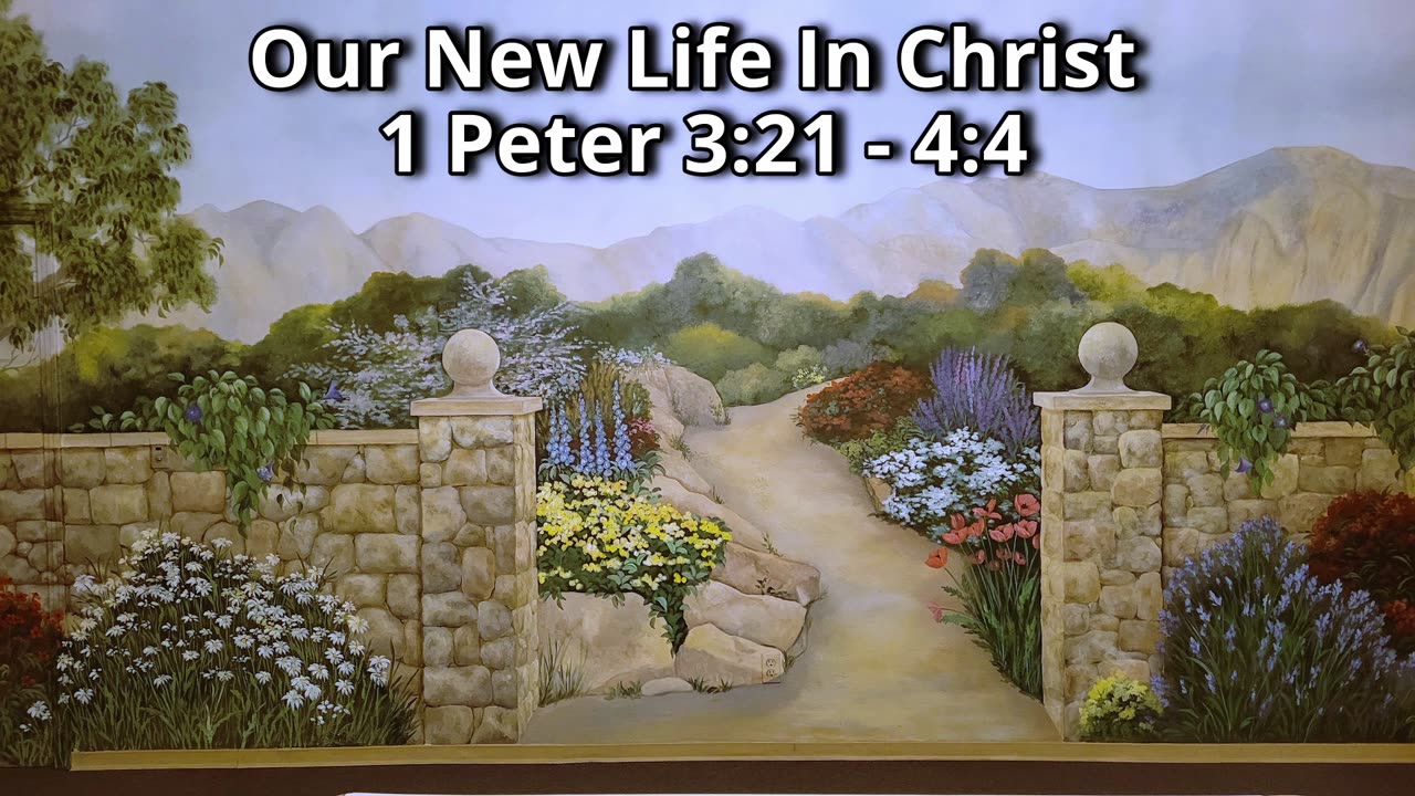 Our New Life In Christ 1 Peter 3:21 thru 4:1-4