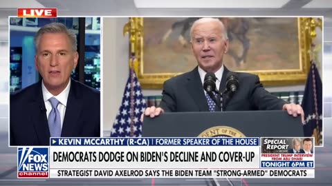 Dem leaders called to resign over Biden cover-up.