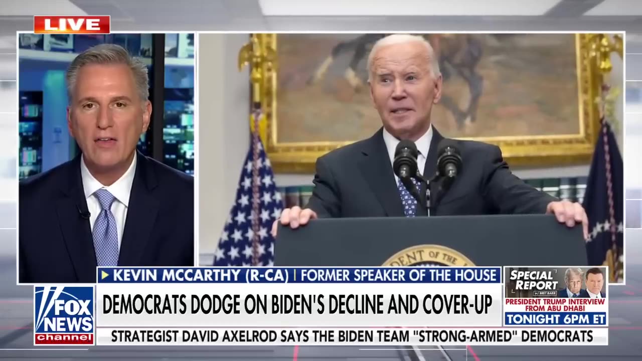 Dem leaders called to resign over Biden cover-up.