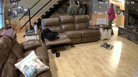 Niece Slips and Slides Down Stairs