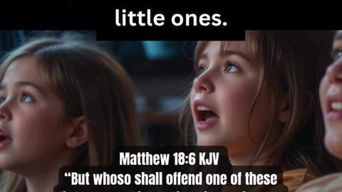 Matthew 18:6 KJV But Whoso Shall Offend One of these Little Ones Millstone Hung Around His Neck #new