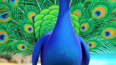 Peacock & Tiger Refresh with 7UP | ToonyWorldAi Cartoon | Fun Animation – Not a Real Ad!