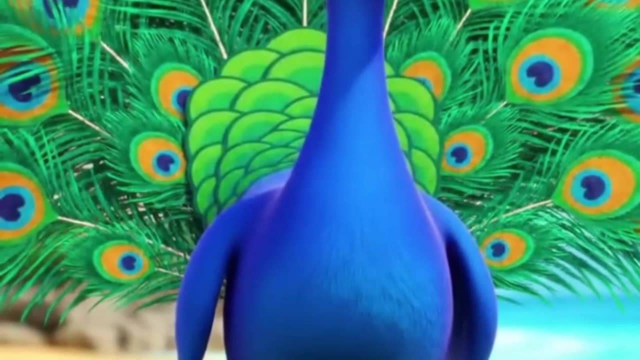 Peacock & Tiger Refresh with 7UP | ToonyWorldAi Cartoon | Fun Animation – Not a Real Ad!