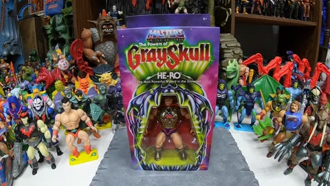 Masters Of The Universe Origins Club Grayskull He-Ro Review! MOTU Origins!