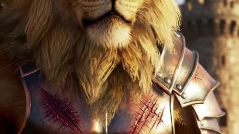 Epic Lion Warrior: Fantasy Animation Short