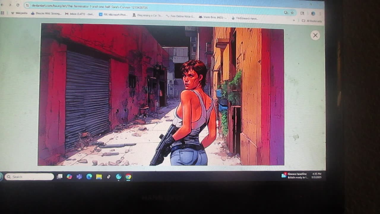 Terminator 1 & 1/2: Blood Code. A Chat GPT Story read by me. 7/7/2025.