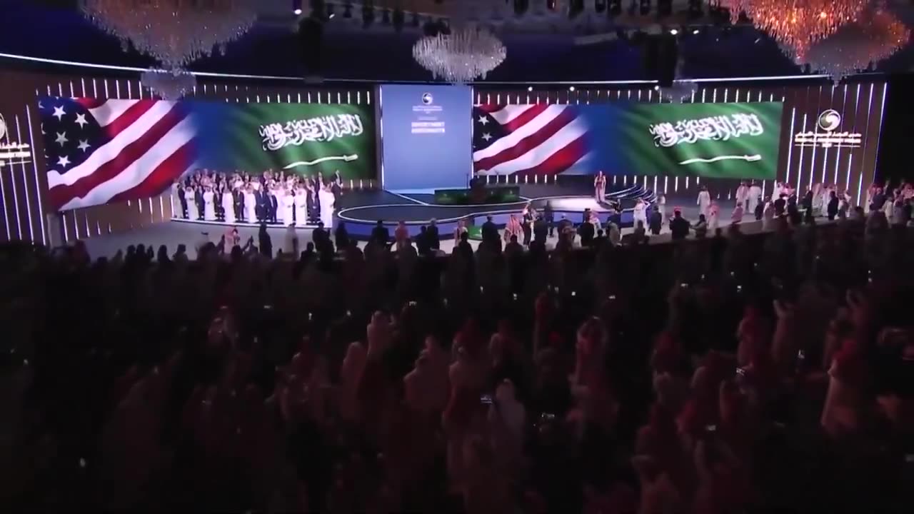 POTUS enters the U.S.-Saudi Investment Forum