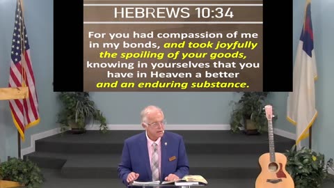 "Recall the Former Days" Hebrews 10:30
