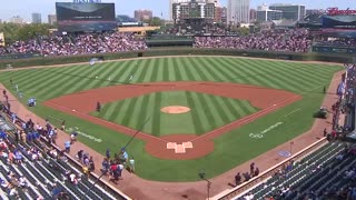 The Chicago Cubs honored Charlie Kirk before their game today