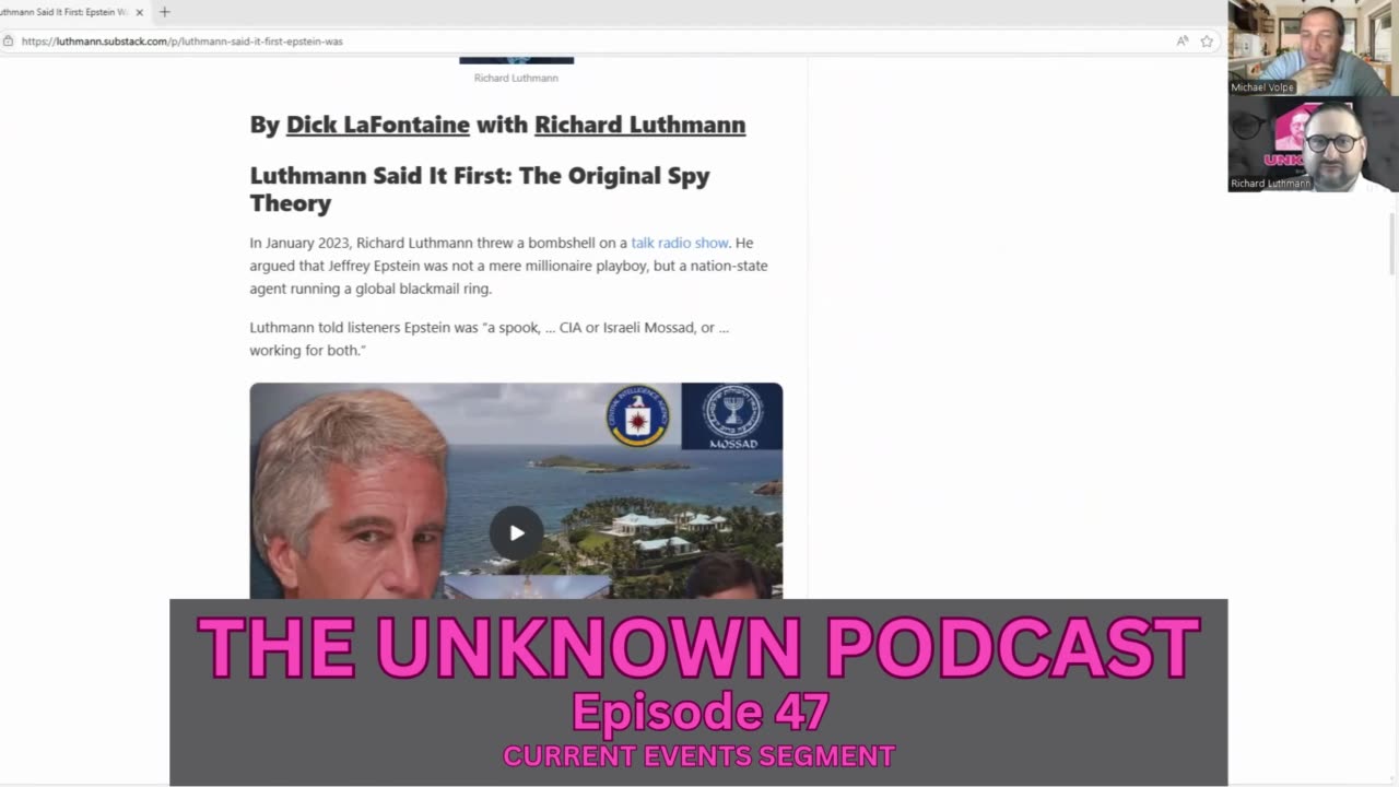 Trump’s Tariffs, Epstein’s Secrets, and Melania’s Power Move | The Unknown Podcast Ep. 47