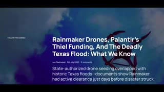 A TEXAS SCAPEGOAT FOR A GOVERNMENT'S GEN0CIDE! RAINMAKER TAKES THE BLAME FOR DARPA'S OPERATION!