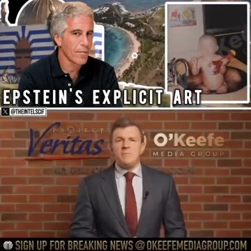 EXCLUSIVE look at EPSTEIN'S BIZZARE CHILD "ART" located in the kitchen on Little St