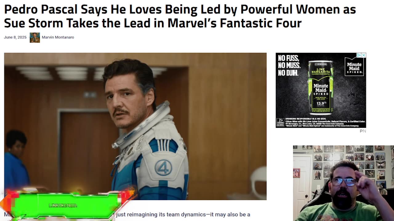 Pedro Pascal Supports Girl Bosses