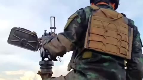 🔥✈️ Myanmar War | KNDF Dshk Gunner Engages Burmese Military Jets | RCF