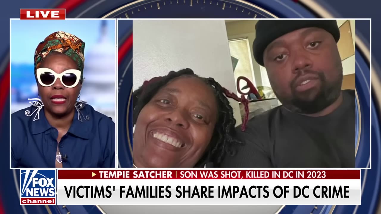 'MAKING A CHANGE': Mother of a man gunned down in DC reacts to Trump's crime crackdown