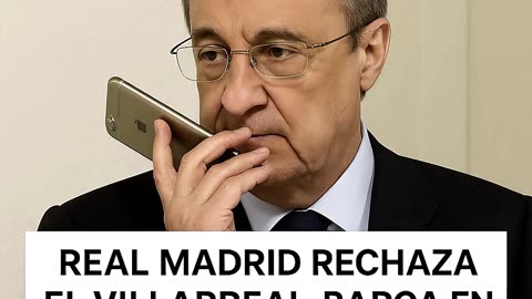 ⚽🔥 EL REAL MADRID RECHAZA EL VILLARREAL-BARÇA EN MIAMI: "ROMPE EL EQUILIBRIO COMPETITIVO"