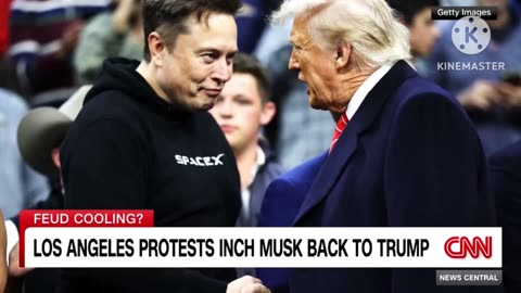 Los Angeles protest inch Musk back to Trump vs Elon musk
