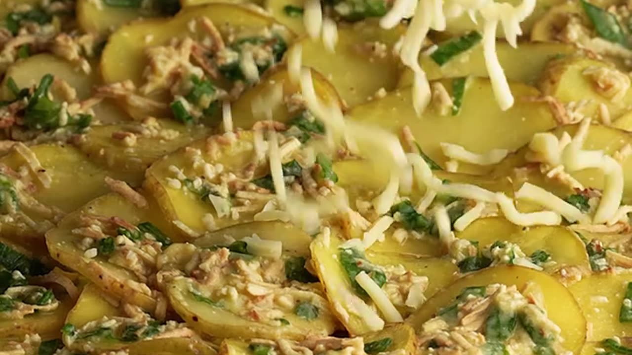 Baked cheesy mashedpotato