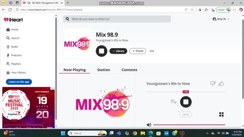 JULY 22 2025 MIX 98.9 PART 5