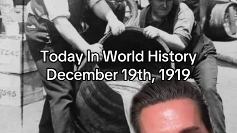 THE HISTORIC MOMENT OF DECEMBER 18th, 1919