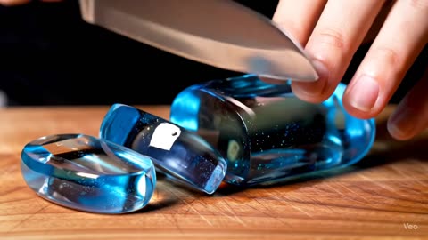 ASMR Soap Cutting Perfection 🧼🔪 Crystal Clear Sounds#ASMR #GlassCutting #RelaxingVideo #SleepS