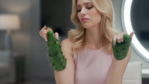 When Nails Take Over: Hands Turn into Cactus!