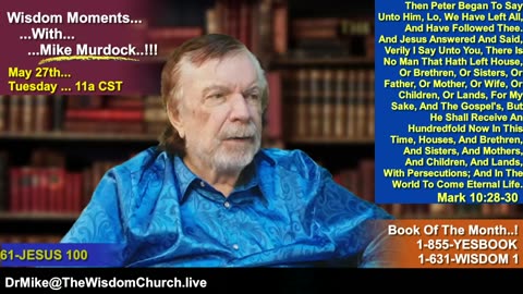 Re-Air: Wisdom Moments With Mike Murdock..!!!