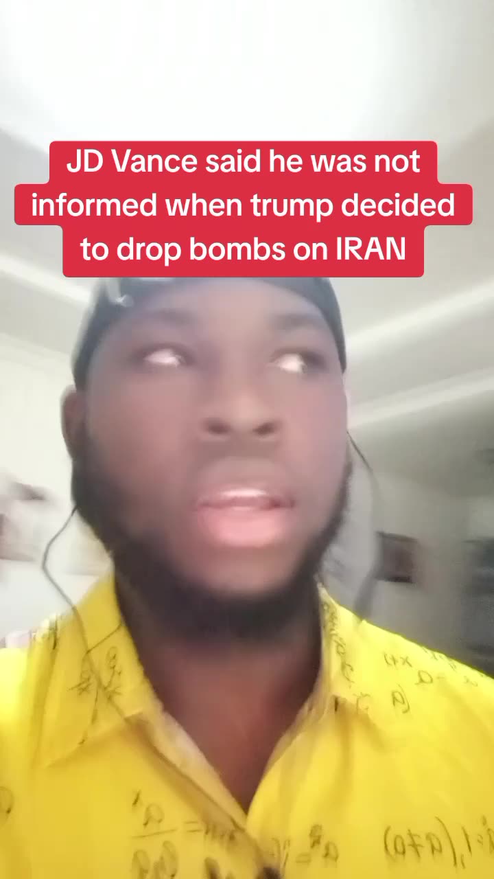 JD Vance said he wasnt briefed on Iranian attacks