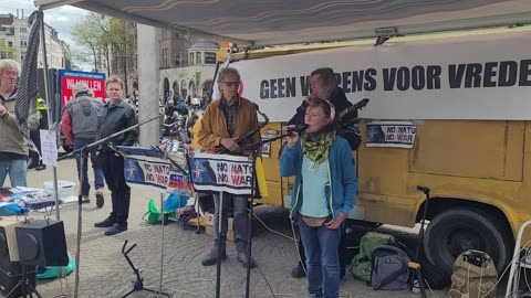 Vredesdemo Dam Amsterdam 28 april 2024 2/3