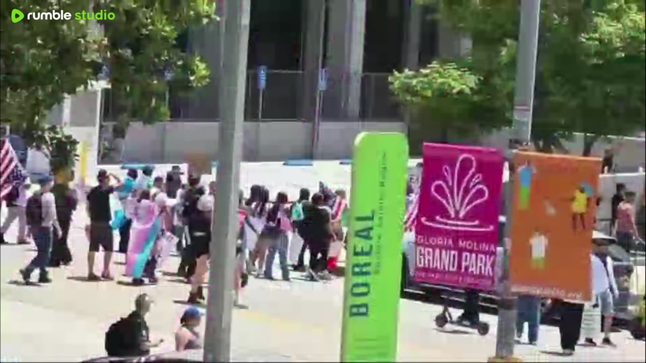 🔴 LIVE - MASSIVE PROTEST TAKES OVER LA - CURFEW IN EFFECT 8PM