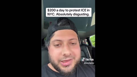 $200 a day to protest ICE in NYC. Absolutely disgusting.