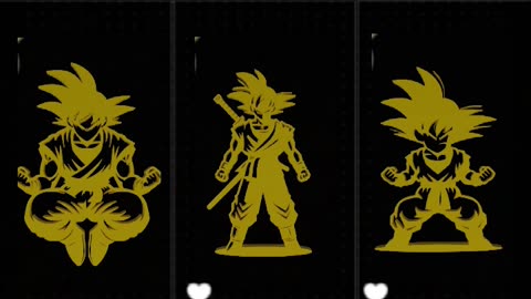 Dragon Ball - Wall Art 3D Model - Compilation #edit