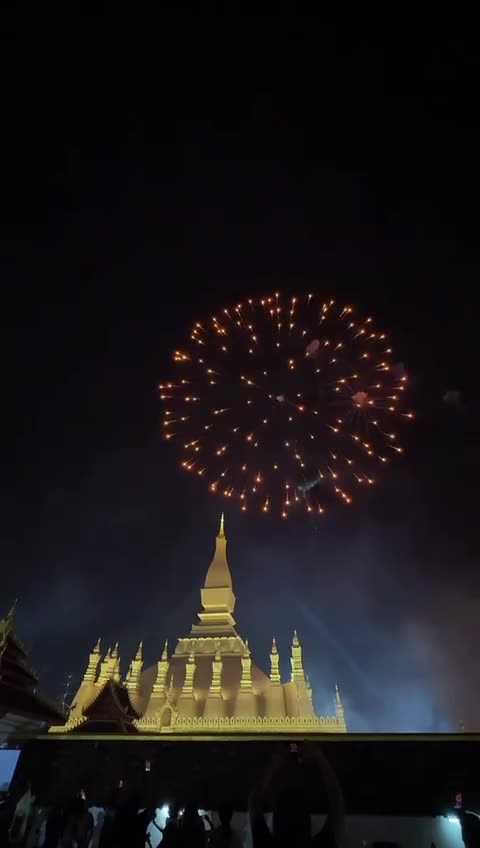 That Luang Festival Final Day! #exploreasia #laostravel #laoscapital