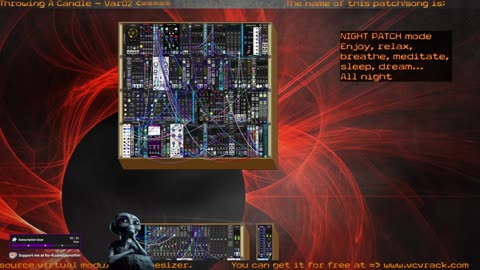 🌙 Night Patch mode - 💤 All night 😴 - VCV Rack Ambient Music 🙏 Meditative Sound 🕉 For Inner Peace ☮